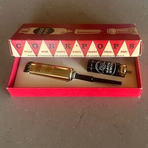 Cork Pops Vintage Wine Bottle Opener 1950s